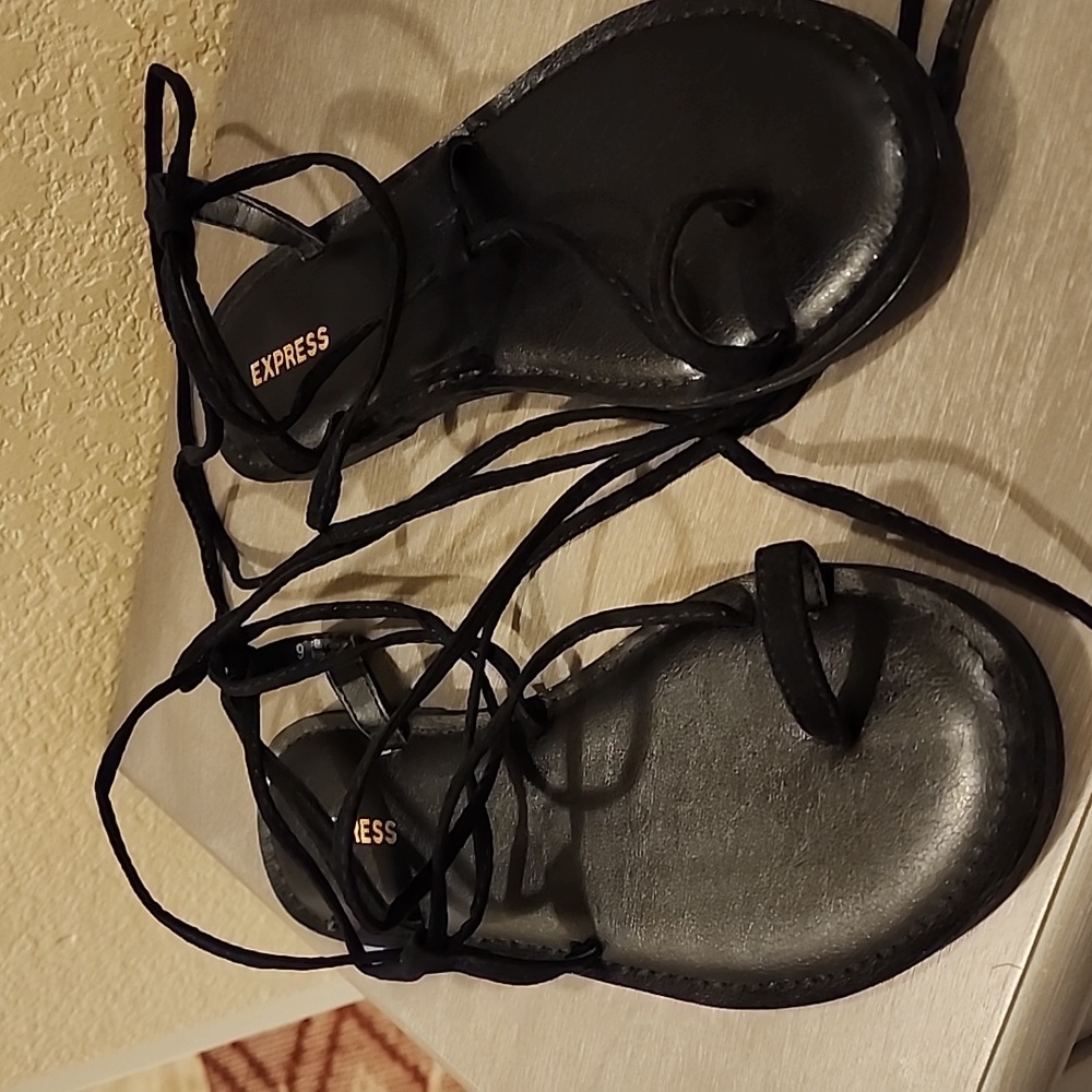 Brand new, Express size 9 black sandels